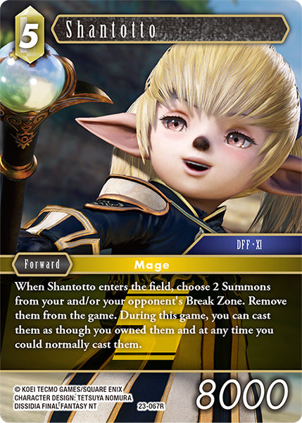(067) Final Fantasy TCG Hidden Trials Single: Shantotto (23-067) Holo Rare