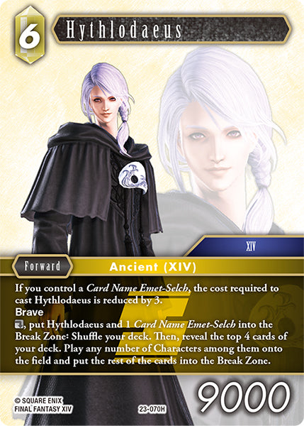 (070) Final Fantasy TCG Hidden Trials Single: Hythlodaeus (23-070) Holo Hero