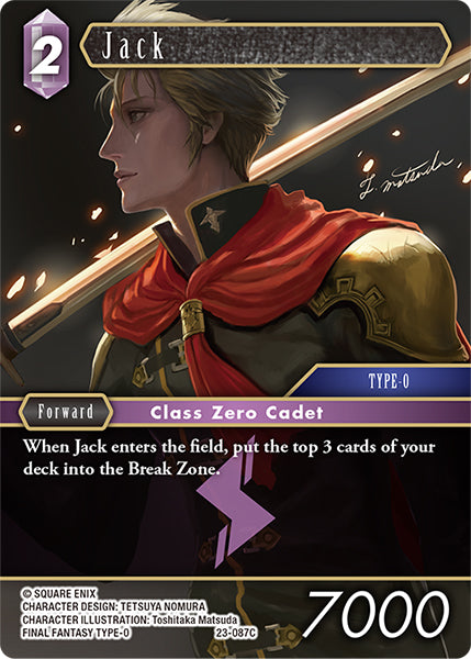 (087) Final Fantasy TCG Hidden Trials Single: Jack (23-087) (V.1)  Common