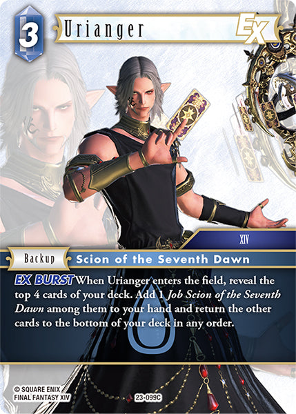 (099) Final Fantasy TCG Hidden Trials Single: Urianger (23-099)  Common