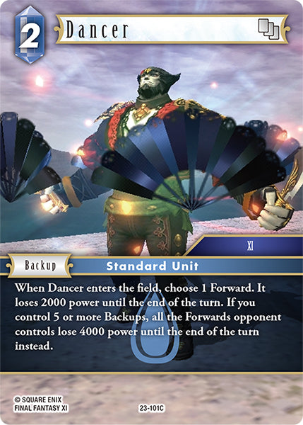 (101) Final Fantasy TCG Hidden Trials Single: Dancer (23-101) Holo Common