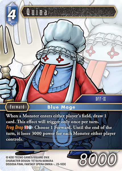 (103) Final Fantasy TCG Hidden Trials Single: Quina (23-103) Holo Common