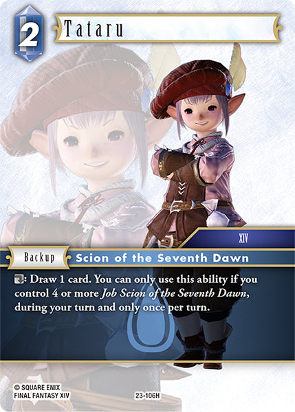 (106) Final Fantasy TCG Hidden Trials Single: Tataru (23-106)  Hero