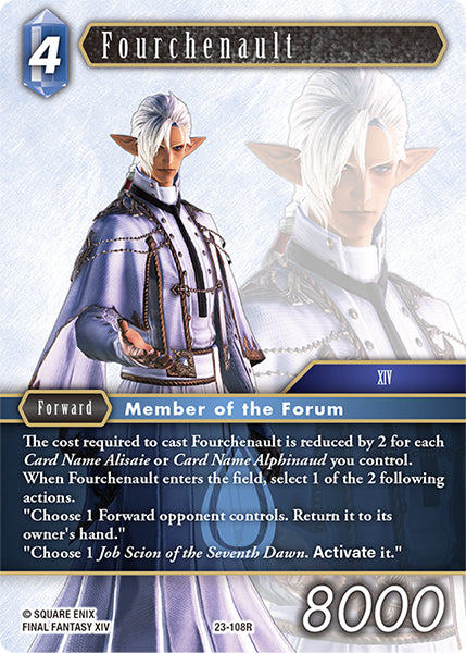(108) Final Fantasy TCG Hidden Trials Single: Fourchenault (23-108) Holo Rare