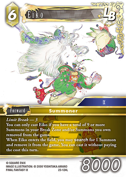 (124) Final Fantasy TCG Hidden Trials Single: Eiko (23-124)  Legend