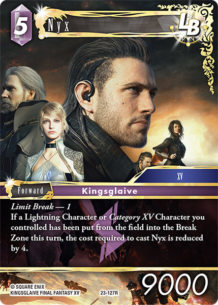 (127) Final Fantasy TCG Hidden Trials Single: Nyx (23-127)  Rare