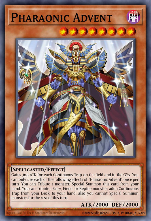 (184) YuGiOh TCG MP24: 25th Anniversary Tin: Dueling Mirrors Single: Pharaonic Advent  Ultra Rare