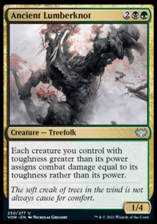 (230) Magic The Gathering Innistrad: Crimson Vow Single: Ancient Lumberknot  Uncommon