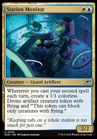 (230) Magic The Gathering Edge of Eternities Single: Station Monitor Holo Uncommon