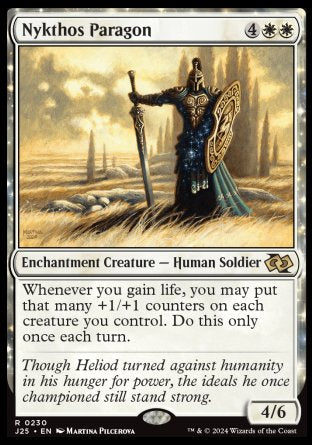 (230) Magic The Gathering Foundations Jumpstart Single: Nykthos Paragon  Rare
