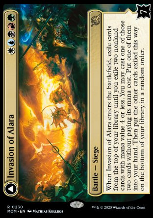 (230) Magic The Gathering March of the Machine Single: Invasion of Alara // Awaken the Maelstrom  Rare