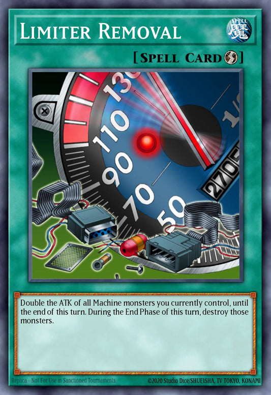 (057) YuGiOh TCG MP24: 25th Anniversary Tin: Dueling Mirrors Single: Limiter Removal  Secret Rare