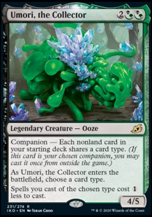 (231) Magic The Gathering Ikoria: Lair of Behemoths: Promos Single: Umori, the Collector (V.1) Holo Rare