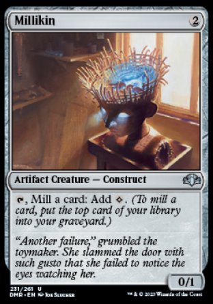 (231) Magic The Gathering Dominaria Remastered Single: Millikin Holo Uncommon