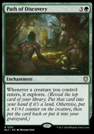 (231) Magic The Gathering Commander: Bloomburrow Single: Path of Discovery  Rare