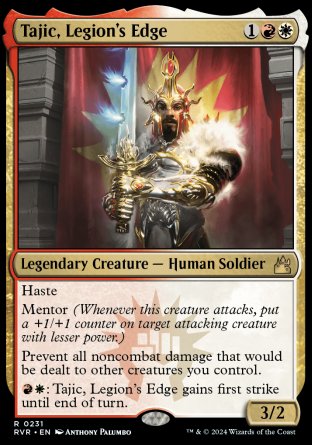 (231) Magic The Gathering Ravnica Remastered Single: Tajic, Legion's Edge  Rare