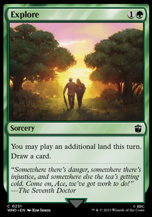 (231) Magic The Gathering Universes Beyond: Doctor Who Single: Explore  Common