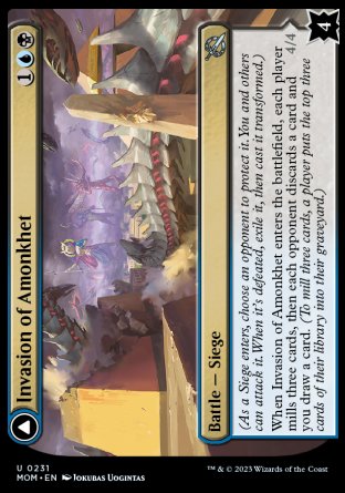 (231) Magic The Gathering March of the Machine Single: Invasion of Amonkhet // Lazotep Convert  Uncommon
