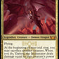 (231) Magic The Gathering Streets of New Capenna Single: Ziatora, the Incinerator  Mythic