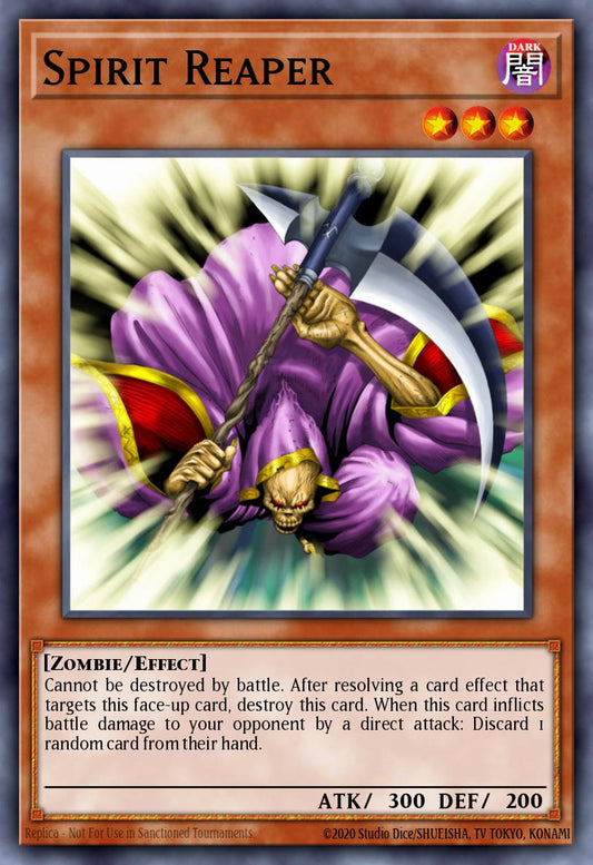 (190) YuGiOh TCG LCJW: Legendary Collection 4: Mega Pack Single: Spirit Reaper  Ultra Rare