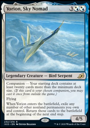 (232) Magic The Gathering Ikoria: Lair of Behemoths: Promos Single: Yorion, Sky Nomad (V.2)  Rare
