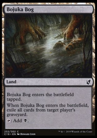 (232) Magic The Gathering Commander 2019 Single: Bojuka Bog  Common