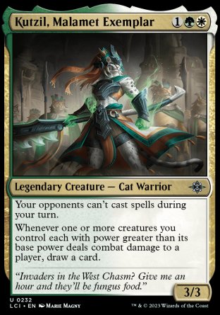 (232) Magic The Gathering The Lost Caverns of Ixalan Single: Kutzil, Malamet Exemplar  Uncommon