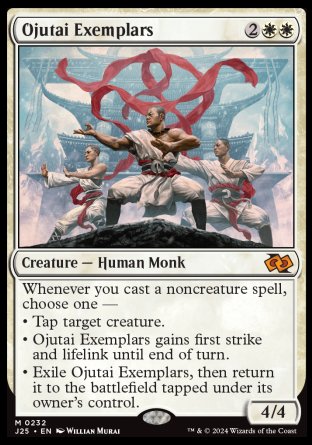 (232) Magic The Gathering Foundations Jumpstart Single: Ojutai Exemplars  Mythic