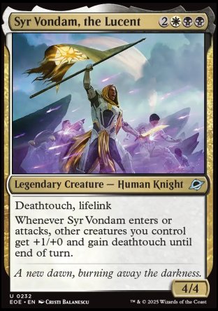 (232) Magic The Gathering Edge of Eternities Single: Syr Vondam, the Lucent  Uncommon