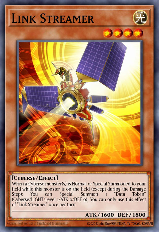 (003) YuGiOh TCG MP19: 2019 Gold Sarcophagus Tin Mega Pack Single: Link Streamer  Common