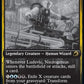 (233) Magic The Gathering Innistrad: Double Feature Single: Ludevic, Necrogenius // Olag, Ludevic's Hubris  Rare