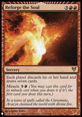 (151) Magic The Gathering The List Single: Reforge the Soul  Rare