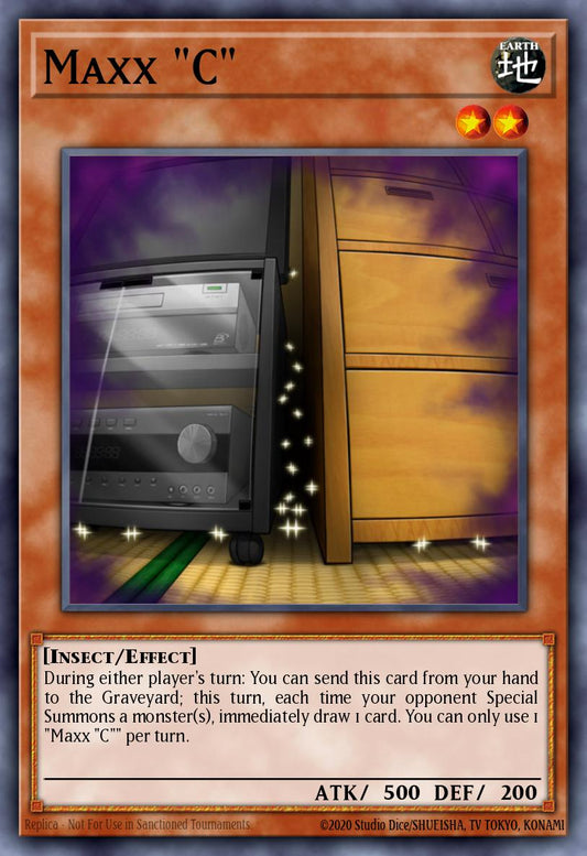 (150) YuGiOh TCG RA04: Quarter Century Stampede Single: Maxx C (V.1 - Platinum Secret Rare)  Platinum Secret Rare