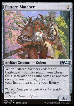 (234/280) Magic The Gathering Core 2020 Single: Pattern Matcher  Uncommon