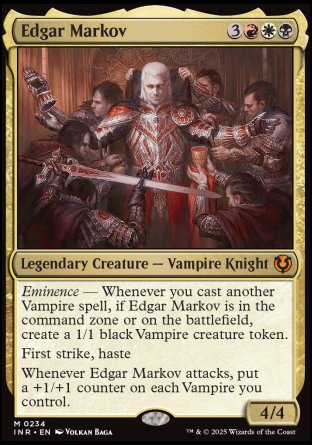 (234) Magic The Gathering Innistrad Remastered Single: Edgar Markov Holo Mythic