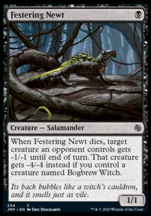 (234) Magic The Gathering Jumpstart Single: Festering Newt  Common