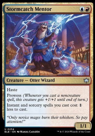 (234) Magic The Gathering Bloomburrow Single: Stormcatch Mentor  Uncommon