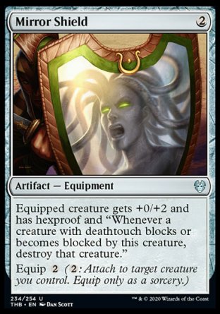 (234/254) Magic The Gathering Theros Beyond Death Single: Mirror Shield  Uncommon
