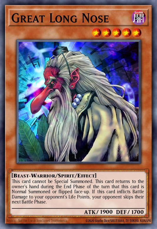 (180) YuGiOh TCG DB2: Dark Beginning 2 Single: Great Long Nose  Common
