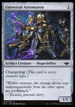 (235/254) Magic The Gathering Modern Horizons Single: Universal Automaton  Common