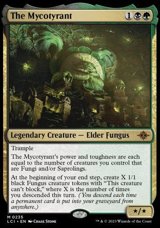 (235) Magic The Gathering The Lost Caverns of Ixalan Single: The Mycotyrant  Mythic