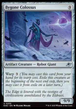 (235) Magic The Gathering Edge of Eternities Single: Bygone Colossus  Uncommon