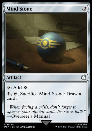 (235) Magic The Gathering Universes Beyond: Fallout Single: Mind Stone  Uncommon