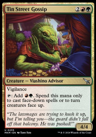 (235) Magic The Gathering Murders at Karlov Manor Single: Tin Street Gossip Holo Uncommon
