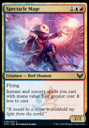 (235) Magic The Gathering Strixhaven: School of Mages Single: Spectacle Mage  Common