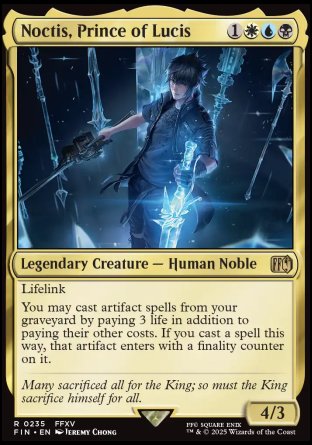 (235) Magic The Gathering Magic: The Gathering - FINAL FANTASY Single: Noctis, Prince of Lucis  Rare
