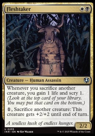 (235) Magic The Gathering Innistrad Remastered Single: Fleshtaker  Uncommon
