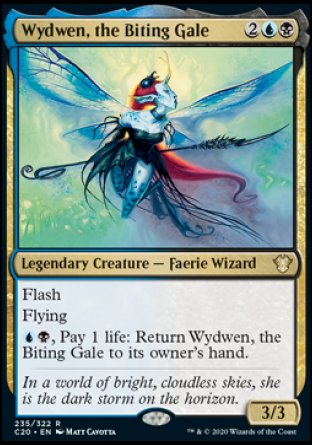 (235/322) Magic The Gathering Commander: Ikoria Single: Wydwen, the Biting Gale  Rare