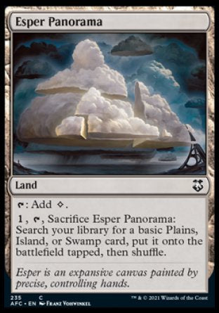 (235) Magic The Gathering Commander: Adventures in the Forgotten Realms Single: Esper Panorama  Common