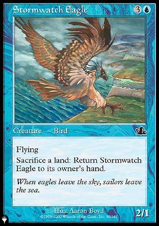 (050) Magic The Gathering The List Single: Stormwatch Eagle  Common